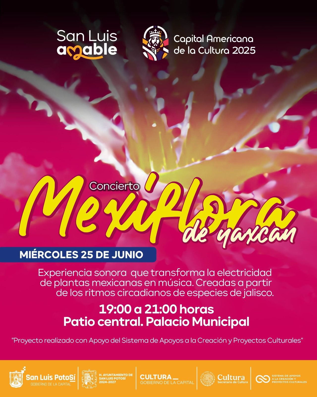 Mexiflora: El sonido de la naturaleza se presenta en el Palacio Municipal